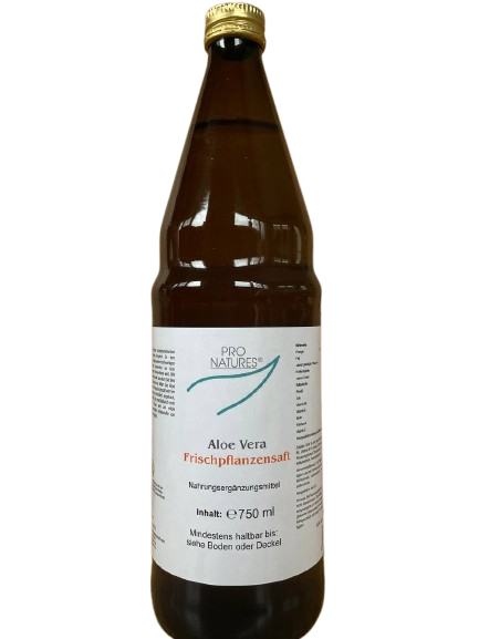 2x Aloe Vera Frischflanzensaft 99,6 % 750 ml