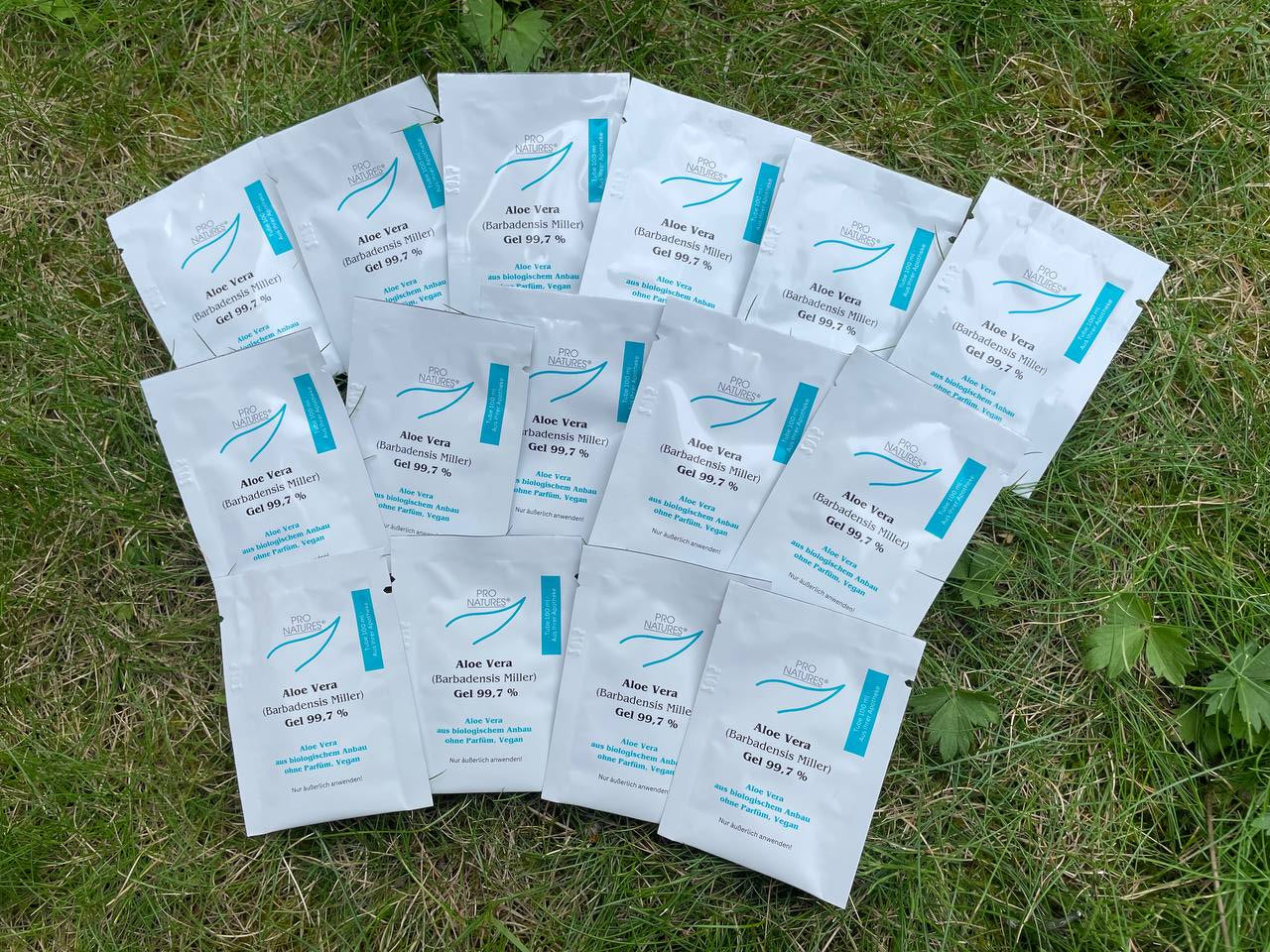 15 Sachets Pro Natures Aloe Vera Gel 99,7 %