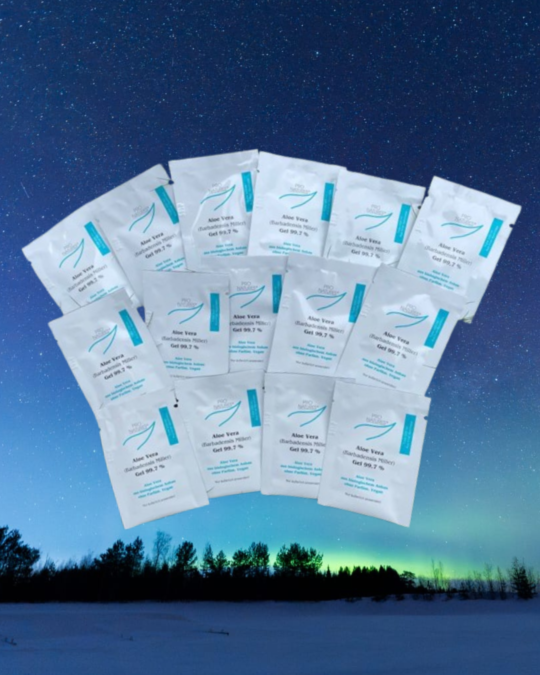 15 Sachets Pro Natures Aloe Vera Gel 99,7 %