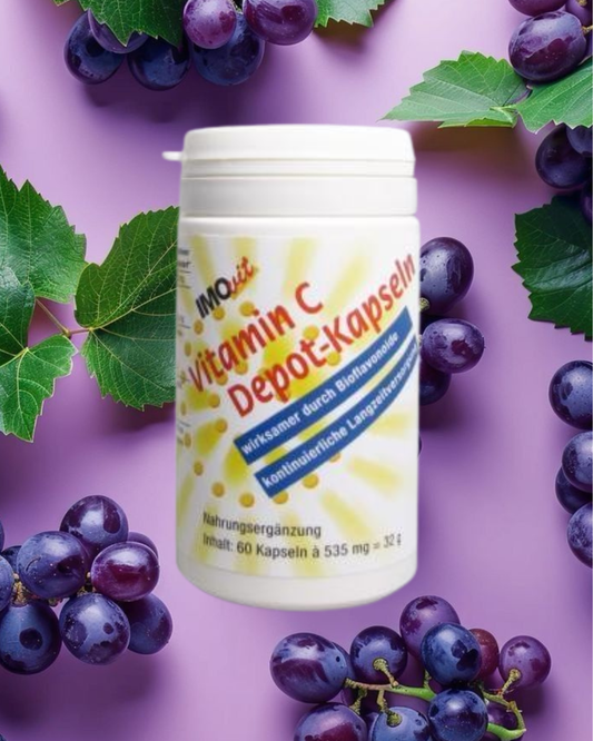 IMOVit Vitamin C Depot Kapseln - Inhalt 60 Stück - vegan